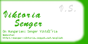 viktoria senger business card